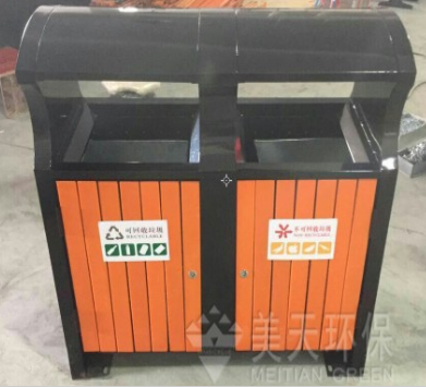 美天鋼木垃圾桶 美天鋼木垃圾桶